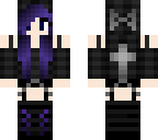 purple emo girl