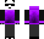 purple hipster panda