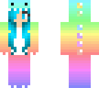 rainbow dino girl