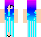 rainbow hair girl