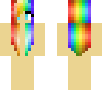 rainbow hair girl skin base