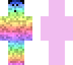 rainbow man girl bear