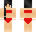 red bikini girl