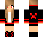 red gamer girl