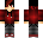 red hoodie