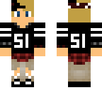 black and blond hair combi tomboy