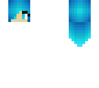 blu hair girl skin base
