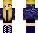 blue blond girl