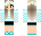 blue checkerd girl