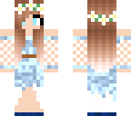 blue dress