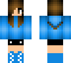 blue girl