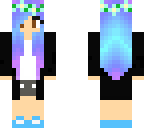 blue hair girl