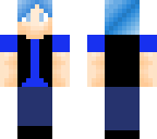 blue haired boy