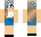 blue party girl