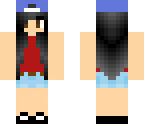 blue snap back girl