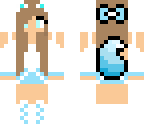 cute blue fox girl