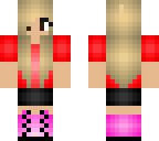 cute soccer girl with a red jersey