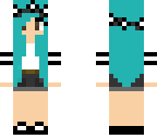 cute teal girl