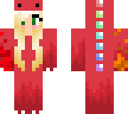 fire dino girl