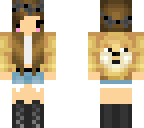 kawaii doge girl skin