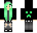 mint creeper girl