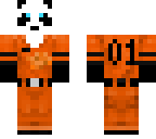 prison suit panda