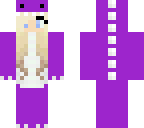 purple dino girl