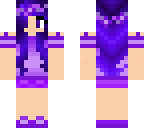purple flower crown