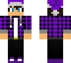 purple winter boy