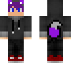 purple wolf boy