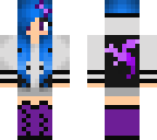 school gurl blue hair