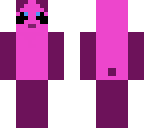 the dark fuchsia panda