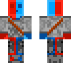 blue and red slime knight