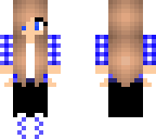blue cute girl
