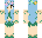 blue elf girl