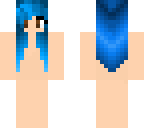 blue hair skin base