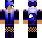 blue haired catris