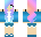 bubble blue girl