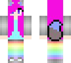 cute rainbow girl