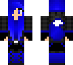 dark blue wolf girl