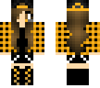 goldish plaid tomboy gamer