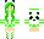 green panda