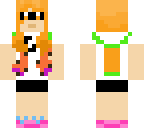 orange inkling girl