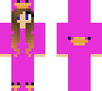 pink duck girl
