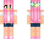 pink hair girl