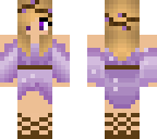 purple forest girl