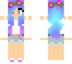 purple hair girl