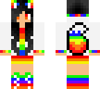 rainbow girl