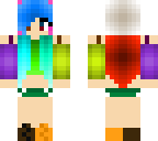 rainbow girl