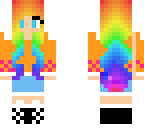 rainbow valentine girl
